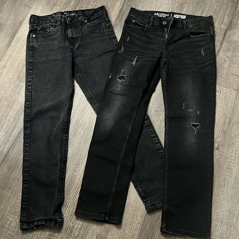 Black jeans boys size 12